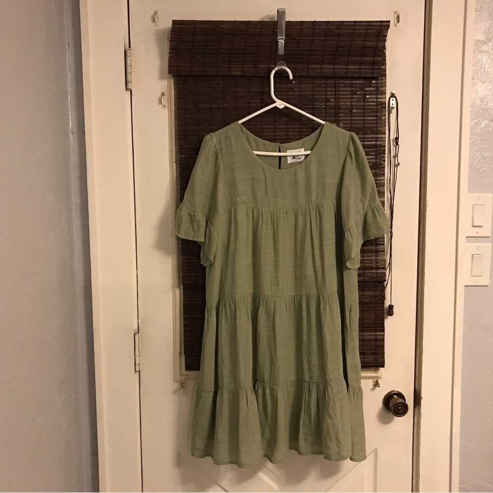 Princess Polly Tiered Lined Swing Dress